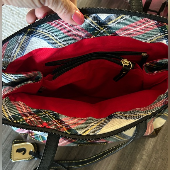 Beautiful plaid Rooney and Bourke handbag - Picture 3 of 4